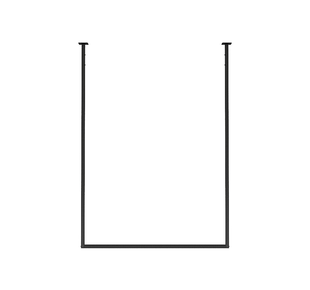 stender a soffitto rainbow nero bianco RBW1S C 02