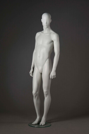 manichino donna stilizzato grigio perla chiaro 03