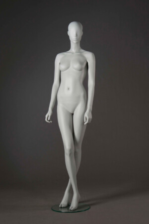 manichino donna stilizzato grigio perla chiaro 04