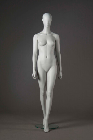 manichino donna stilizzato grigio perla chiaro 08