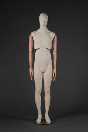 manichino uomo stilizzato Atelier braccia legno fronte