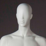 viso manichino uomo stilizzato grigio perla chiaro 05