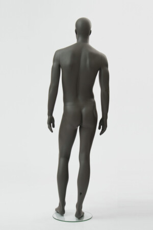 manichino stilizzato uomo Moon grigio M1 retro