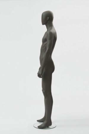 manichino stilizzato uomo Moon grigio M3N lato