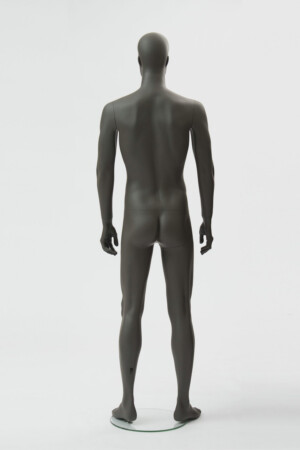 manichino stilizzato uomo Moon grigio M3N retro