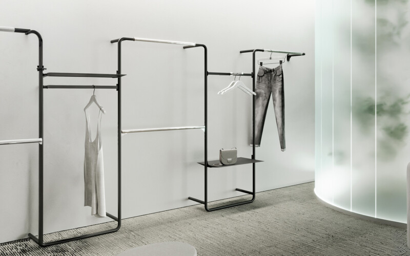 arredamento run modulo parete nero