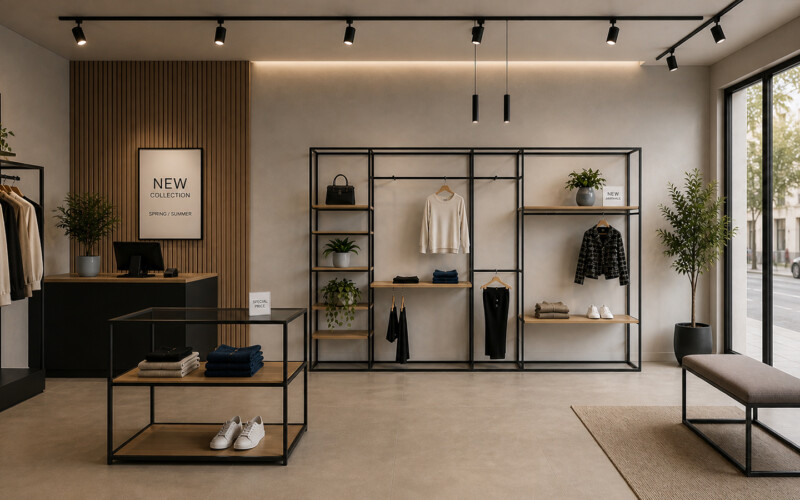 arredamento nero cage uomo donna legno