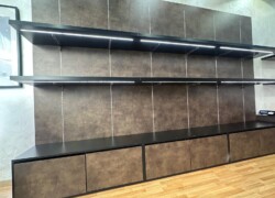 arredo usato bronzo con led ripiani luminosi mobiletti 01