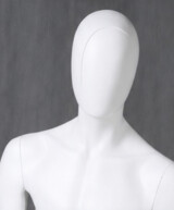 dettaglio viso uomo finitura venom bianco opaco