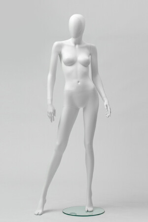 manichino donna stilizzato venom bianco opaco A10