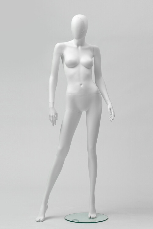 manichino donna stilizzato venom bianco opaco A10
