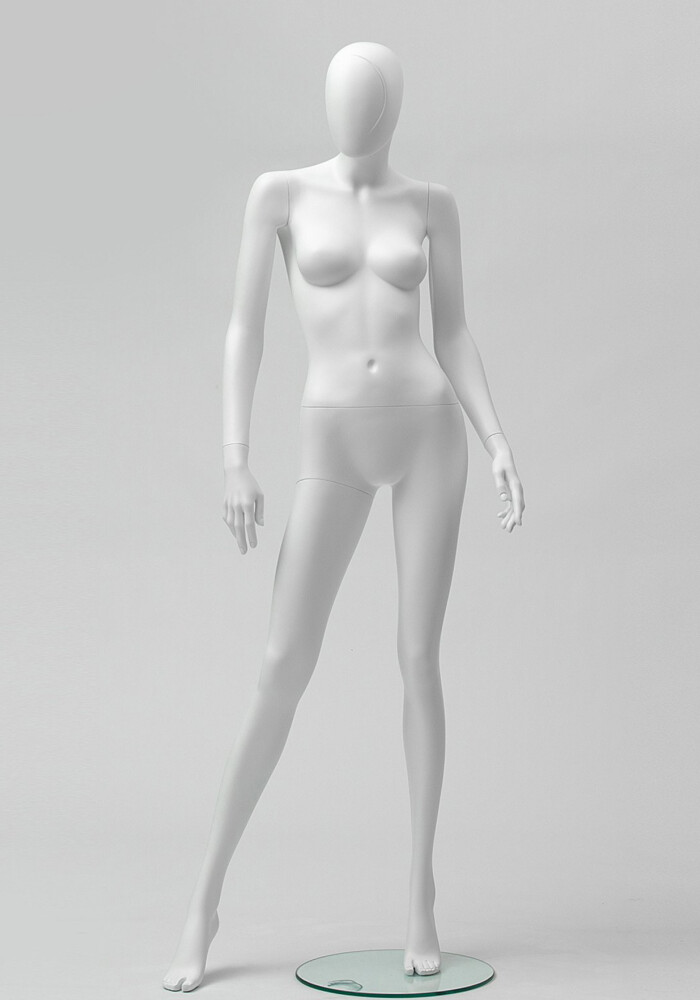 manichino donna stilizzato venom bianco opaco A10