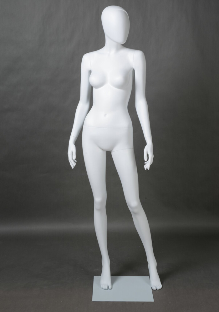 manichino donna stilizzato venom bianco opaco A11MW
