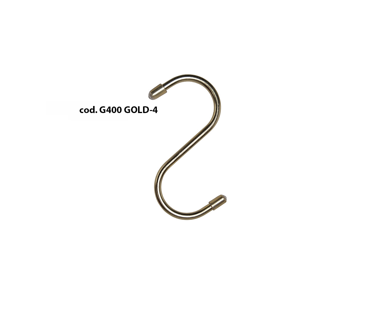 gancio S alluminio oro g400