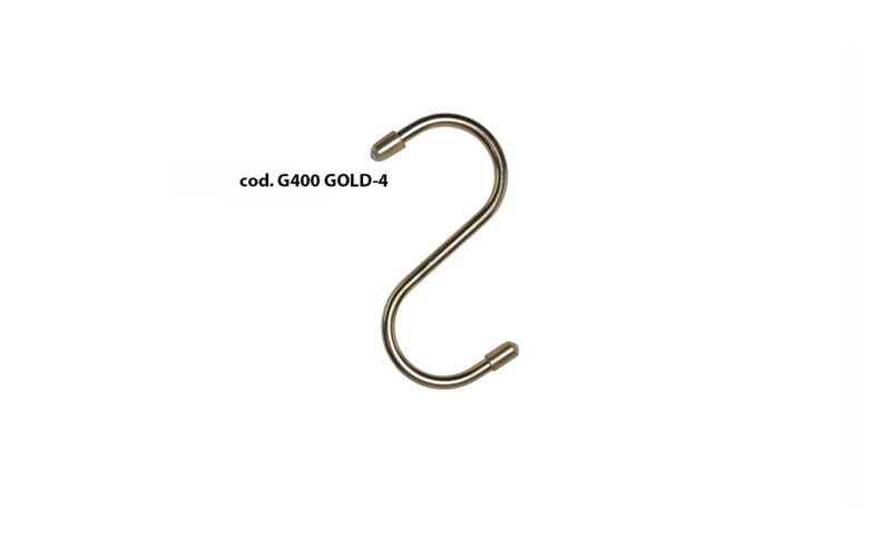 gancio S alluminio oro g400