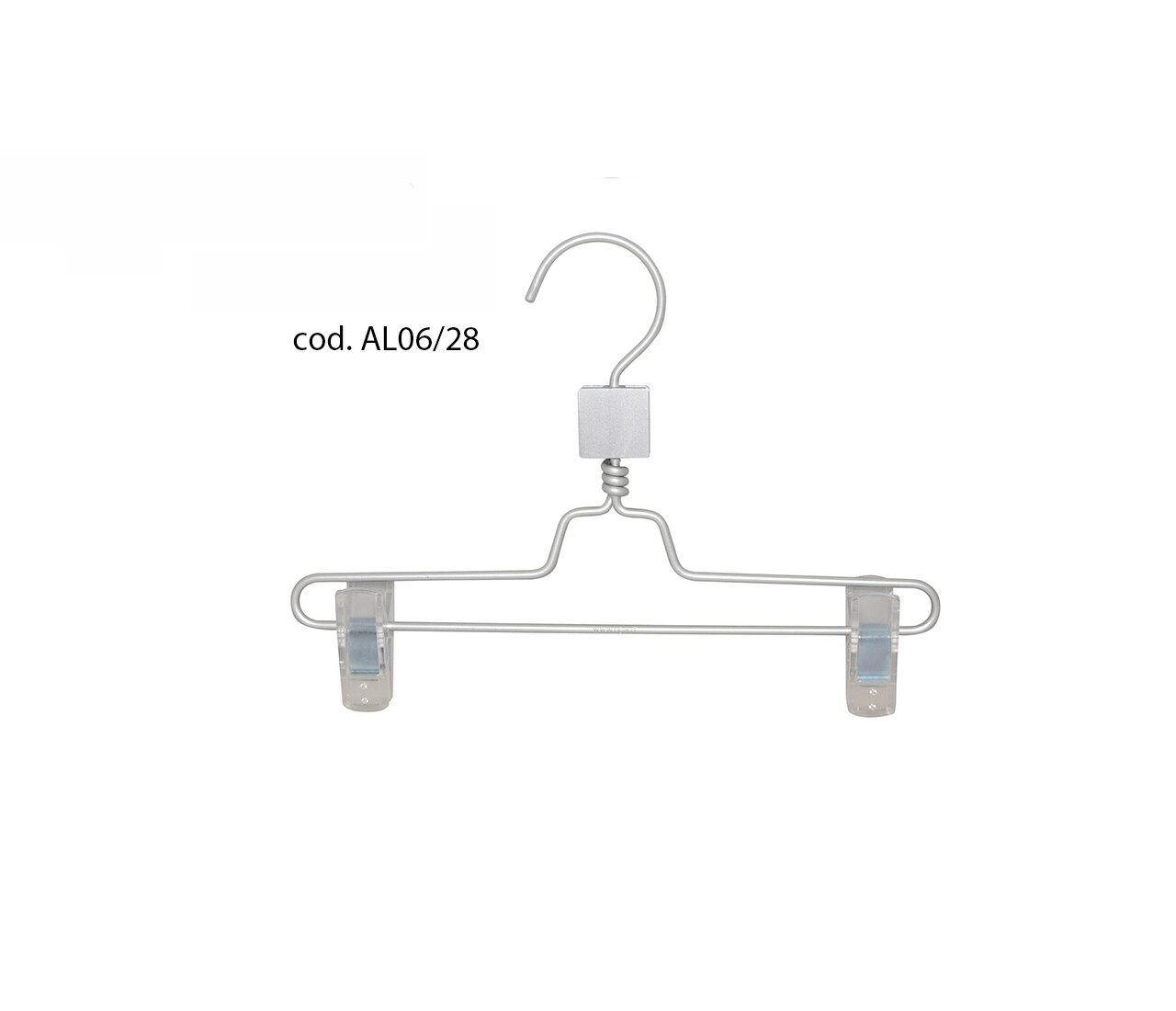gruccia pinza plastica bambino donna 28cm AL06 28