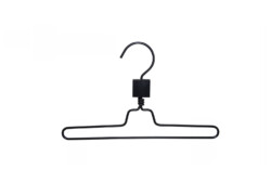 gruccia porta pantalone alluminio nero 28cm